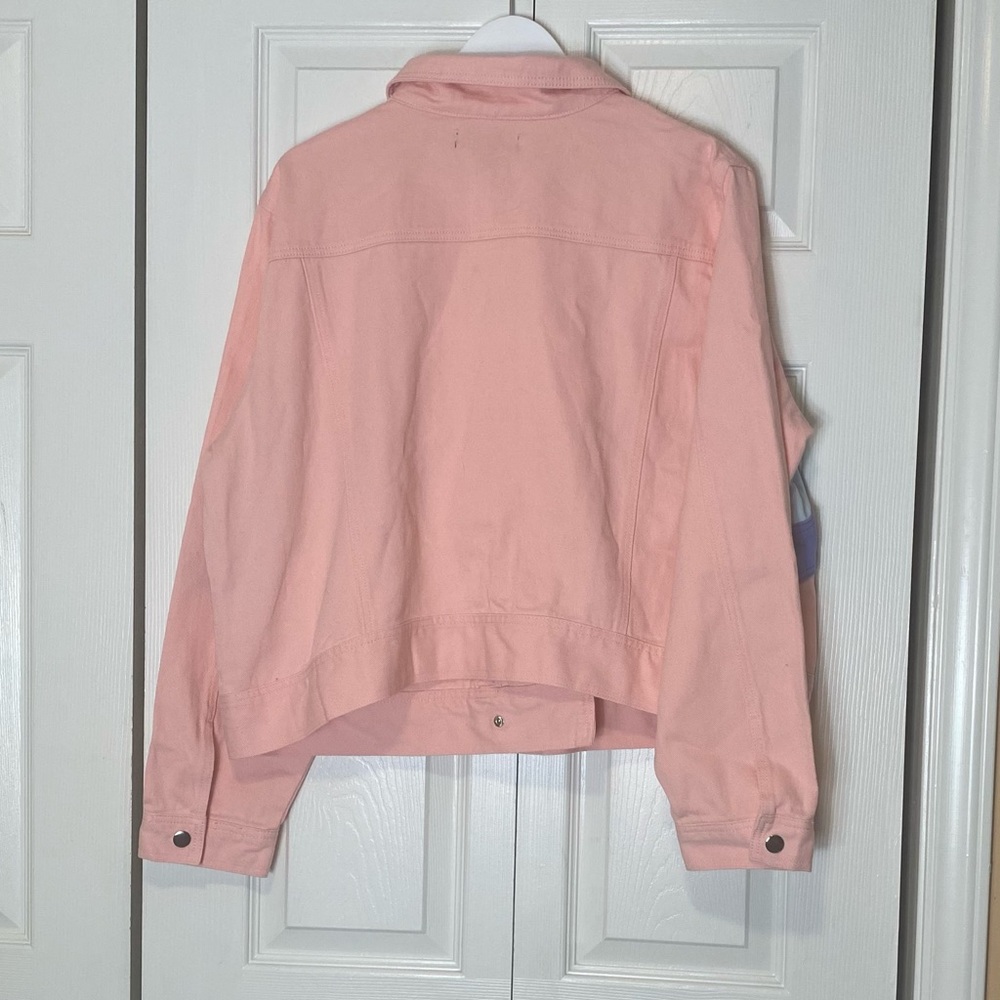 Forever 21 Plus Color Blocked Denim Jacket - Picture 10 of 11